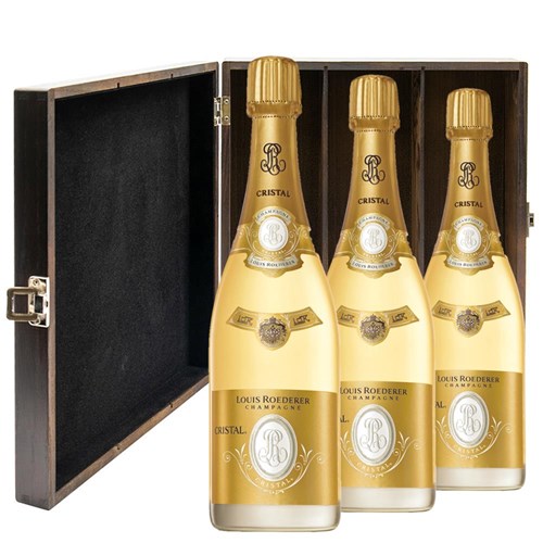 Louis Roederer Cristal Cuvee Prestige 2015 Brut 75cl Treble Luxury Gift Boxed Champagne